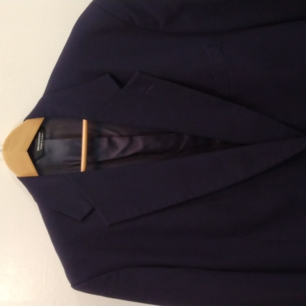 John Alexander Navy Blue Wool Blazer 50L